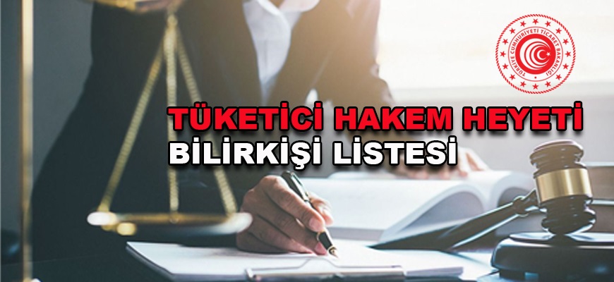 2026 YILI BOLU TÜKETİCİ İL HAKEM HEYETİ BİLİRKİŞİ SİCİL LİSTESİ İLANI